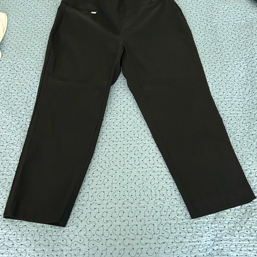 Premise Black Dress Pants Straight-Leg